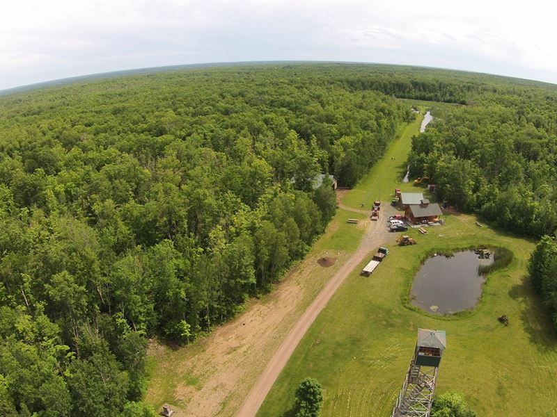 Hunting Acreage, Log Cabin, Pine Ranch for Sale in Willow River, Pine