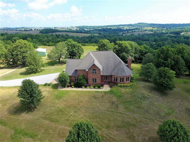 Luxury Home and 182 Acres North : Clarkridge : Baxter County : Arkansas