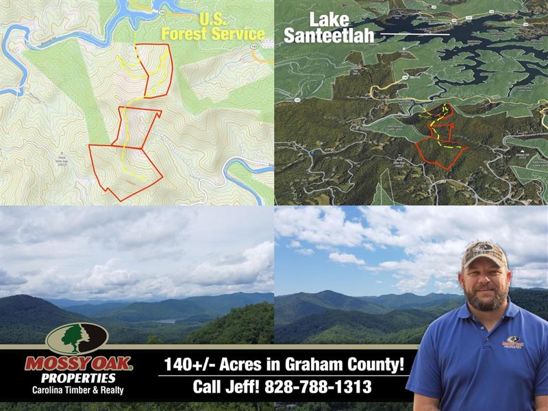 140 Acres Near Lake Santeetlah : Robbinsville : Graham County : North Carolina