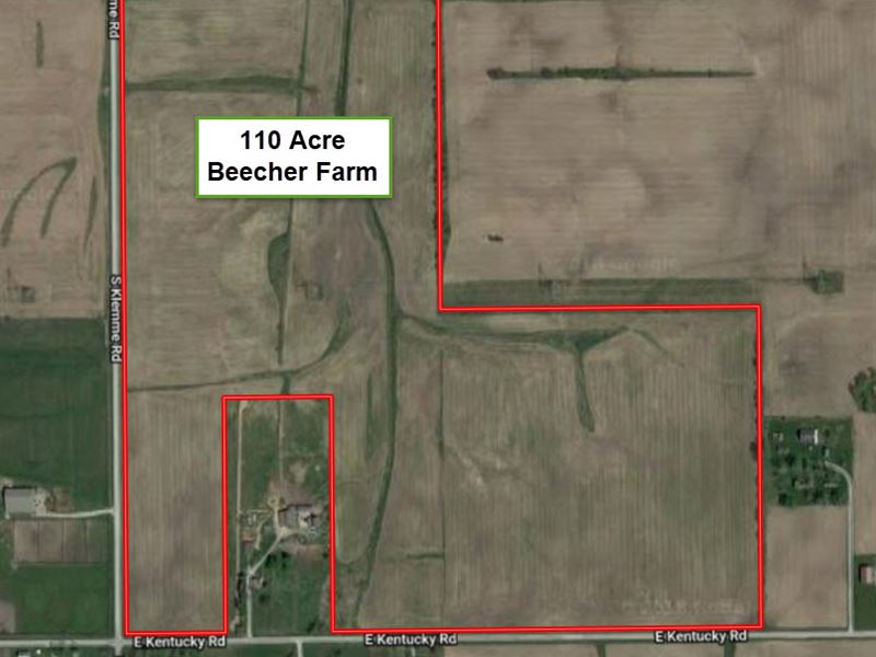 110 Acre Beecher Farm : Beecher : Will County : Illinois