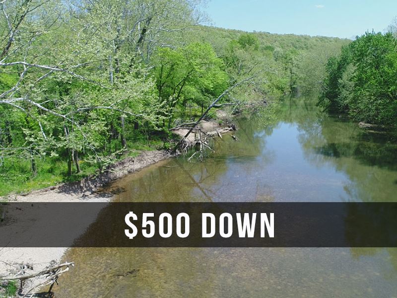 $500 Down On 10.07 Acres River Land : Lebanon : Dallas County : Missouri