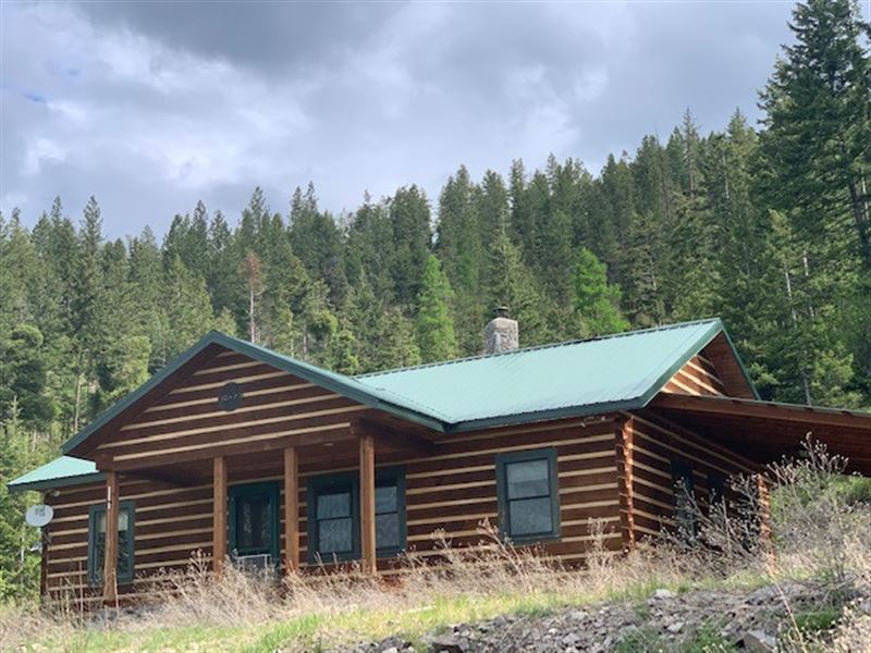 Baldy Mountain Cabin : Ranch for Sale in Plains, Sanders ...