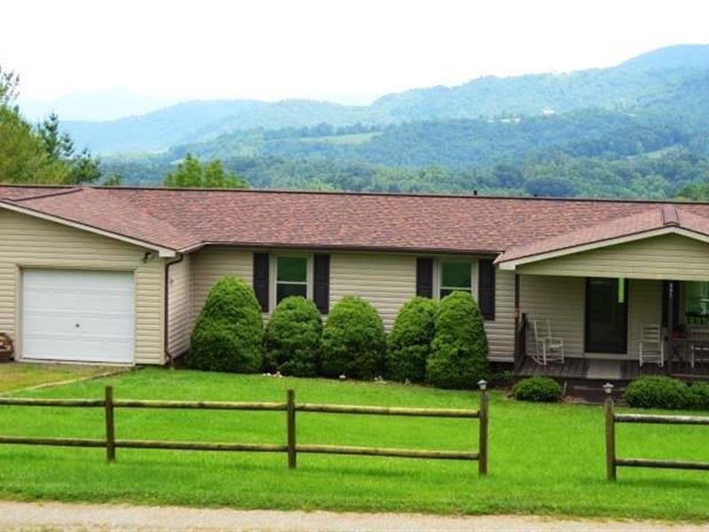 Mountaintop Home 20 Acres Grayson : Independence : Grayson County : Virginia