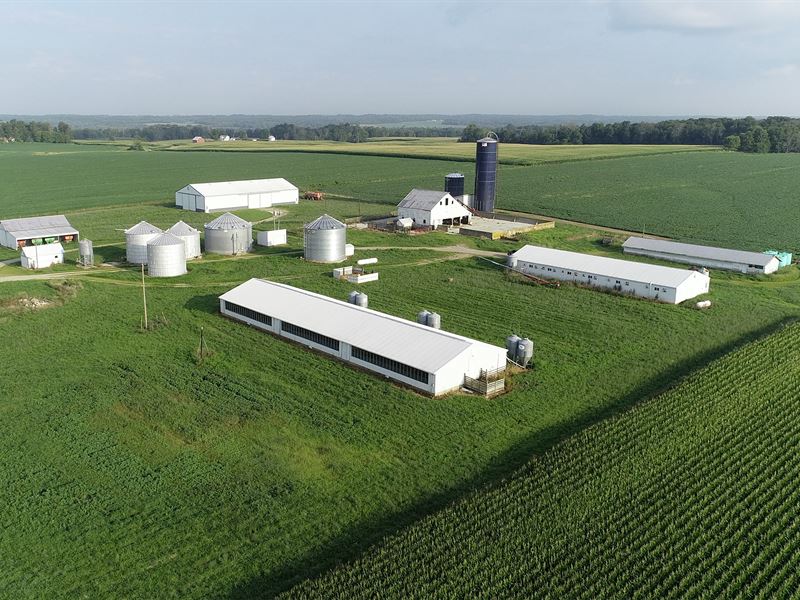 Real Estate Auction in Indiana : Ranch Auction in Liberty, Union County