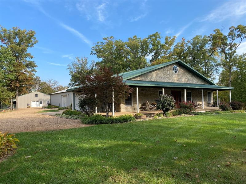 Large Hobby Farm / Country Home, Ranch for Sale in Missouri, #257096 ...