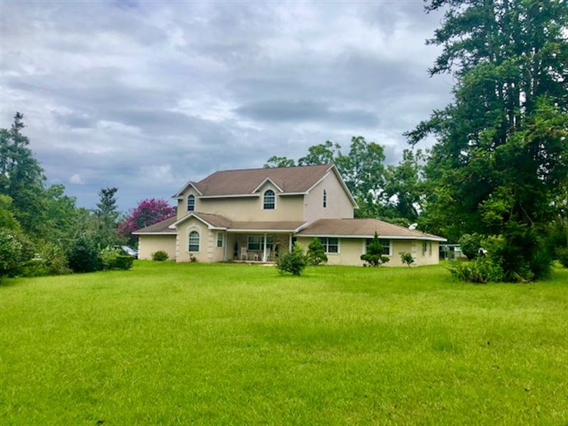 81 Acres with 5,000 SF Home : Wigham : Grady County : Georgia