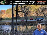 98 Acres Only 1.2 Miles From Har : Whittier : Jackson County : North Carolina