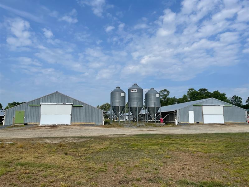 Broiler Farm, 5 Houses, Updated : Oglethorpe : Macon County : Georgia