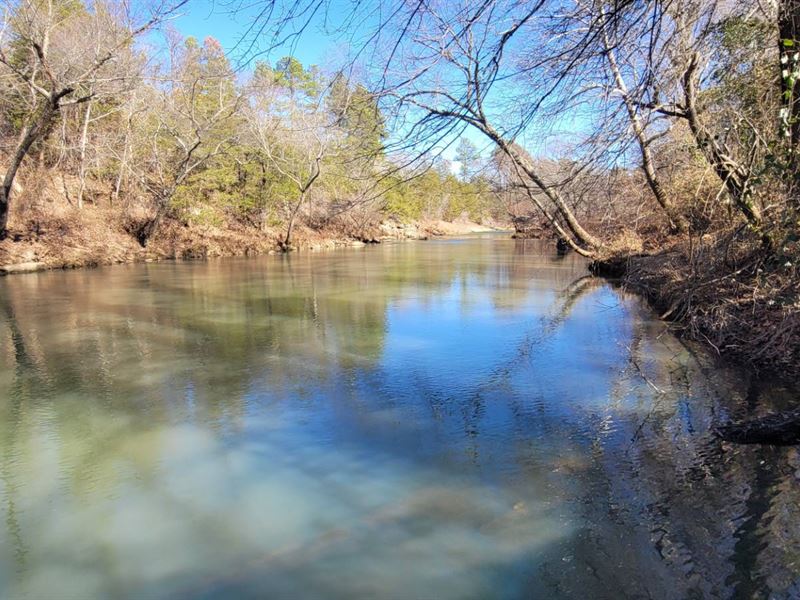 71.2 Acres Little River Frontage : Nashoba : Pushmataha County : Oklahoma