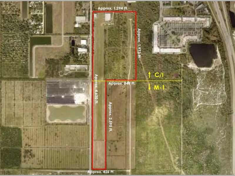 76.56 Acres Industrial / Multi-Fam : Vero Beach : Indian River County : Florida