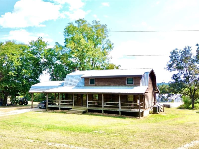 Price Reduced, Beautiful Log Home : Ethelsville : Pickens County : Alabama