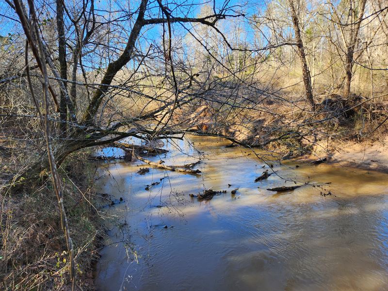 Tobesofkee Creek Close to Forsyth : Forsyth : Monroe County : Georgia