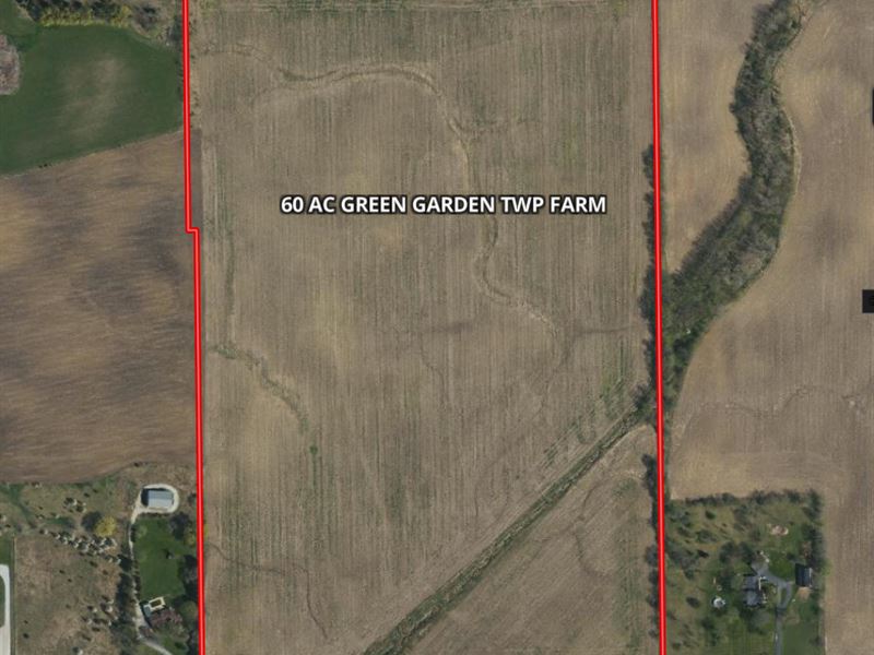 60 Acre Green Garden Twp Farm : Frankfort : Will County : Illinois