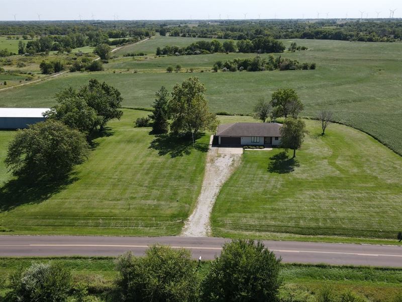 Rowcrop Farm with Ranch Style Home : Maysville : Dekalb County : Missouri