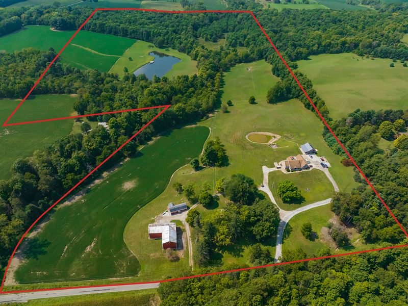 Lifestyle Farm, Breathtaking Views : Mansfield : Morrow County : Ohio