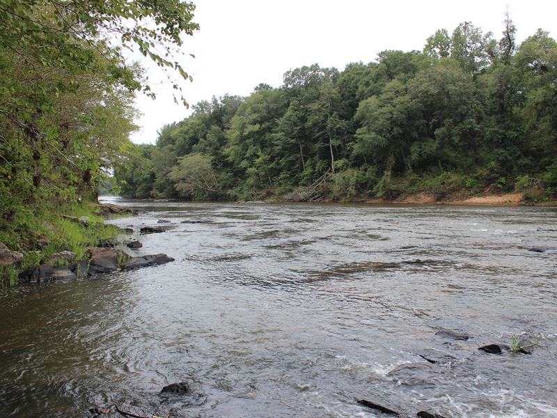 Beautiful Flint River Frontage : Thomaston : Upson County : Georgia