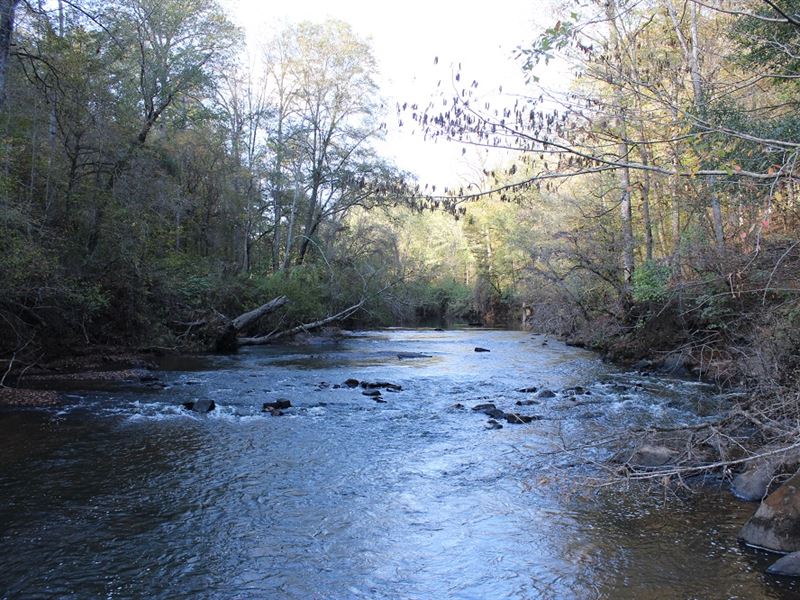 Amazing Shoals on Potato Creek : Thomaston : Upson County : Georgia