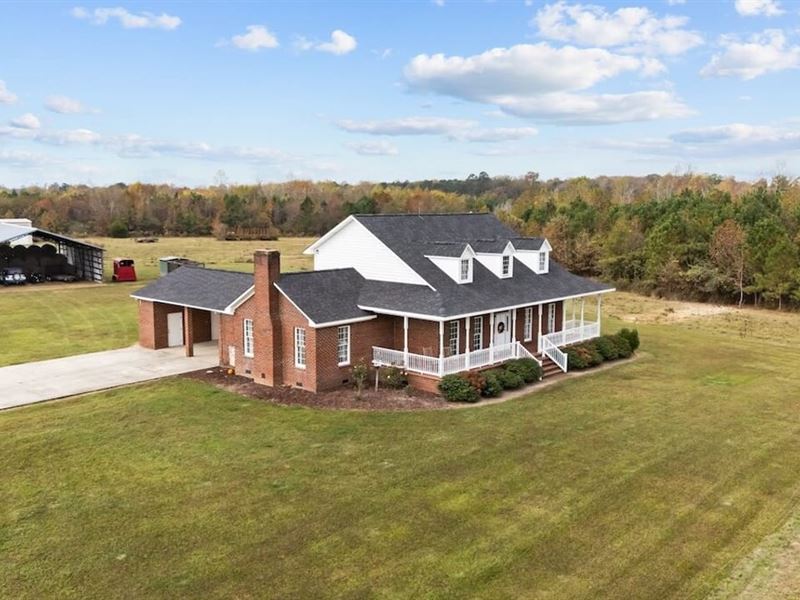 10 Acres with Custom Home for Sale : Aulander : Bertie County : North Carolina