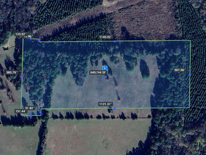 14.82 Acres in Shelby County, TX : Timpson : Shelby County : Texas