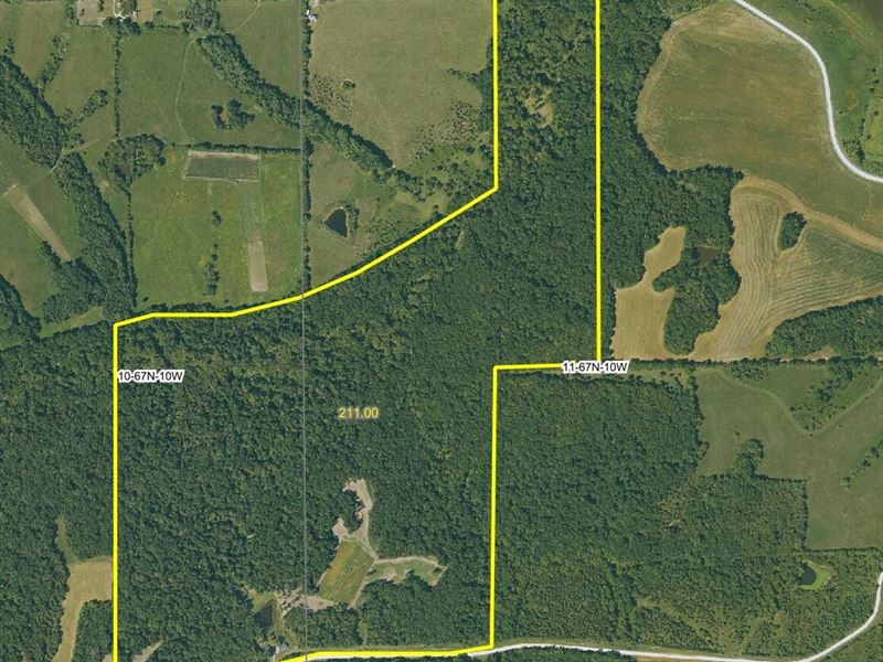 211 Acres M/L : Mount Sterling : Van Buren County : Iowa