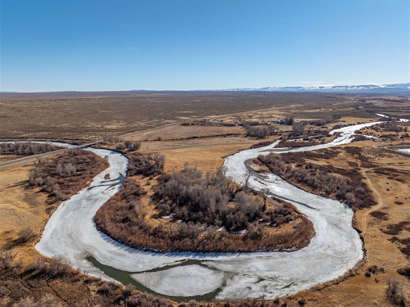 Little Wind River Bend : Riverton : Fremont County : Wyoming