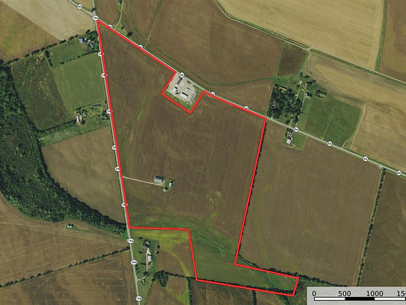 155 Acres Prime Farmland Pickawayco : Circleville : Pickaway County : Ohio